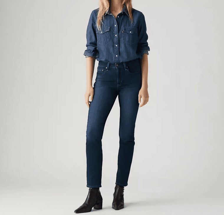 jeans woman blue