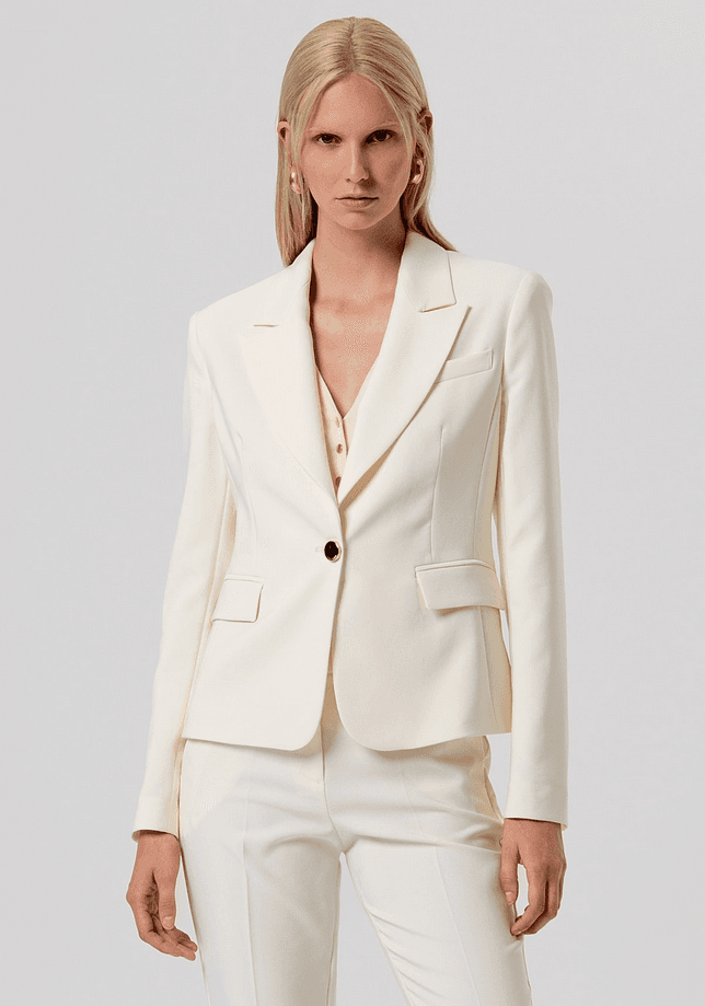 single-breasted jacket woman butter
