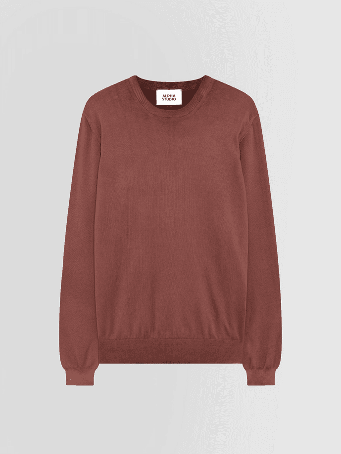 knitted man brown