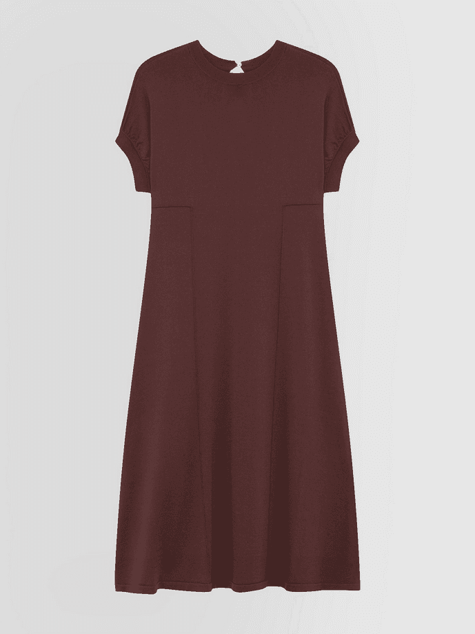 brown woman dress