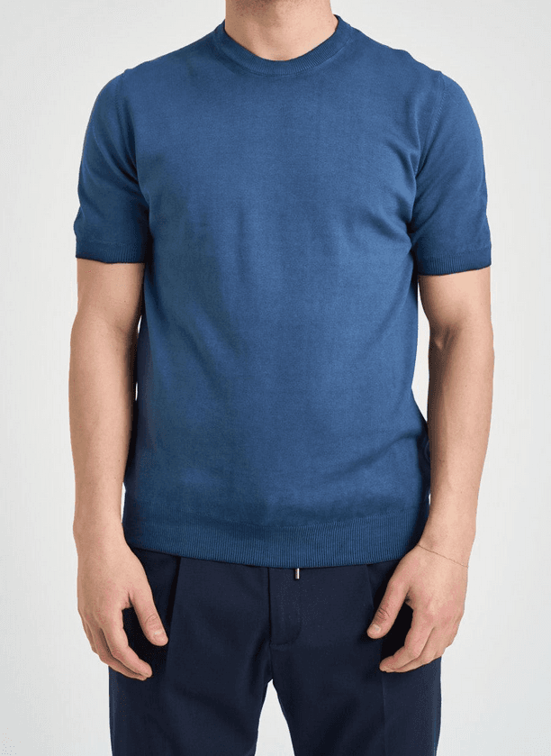 shirt man blue