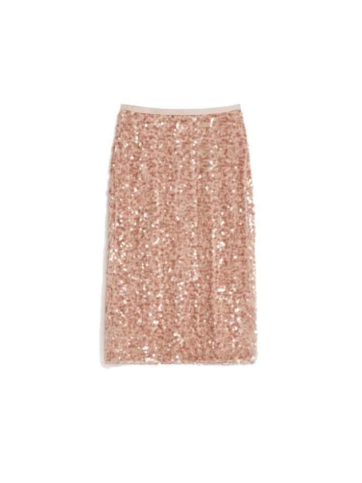 skirt with sequin naked woman