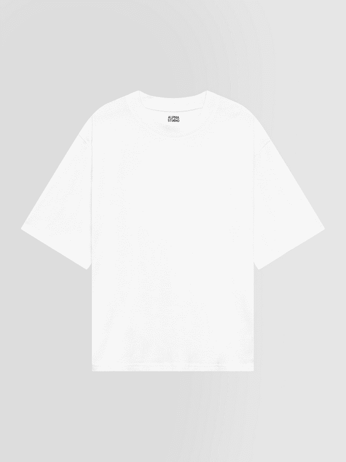 t-shirt man white