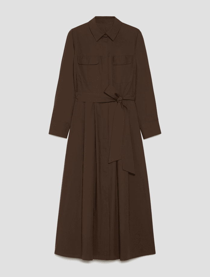 woman cocoa dress