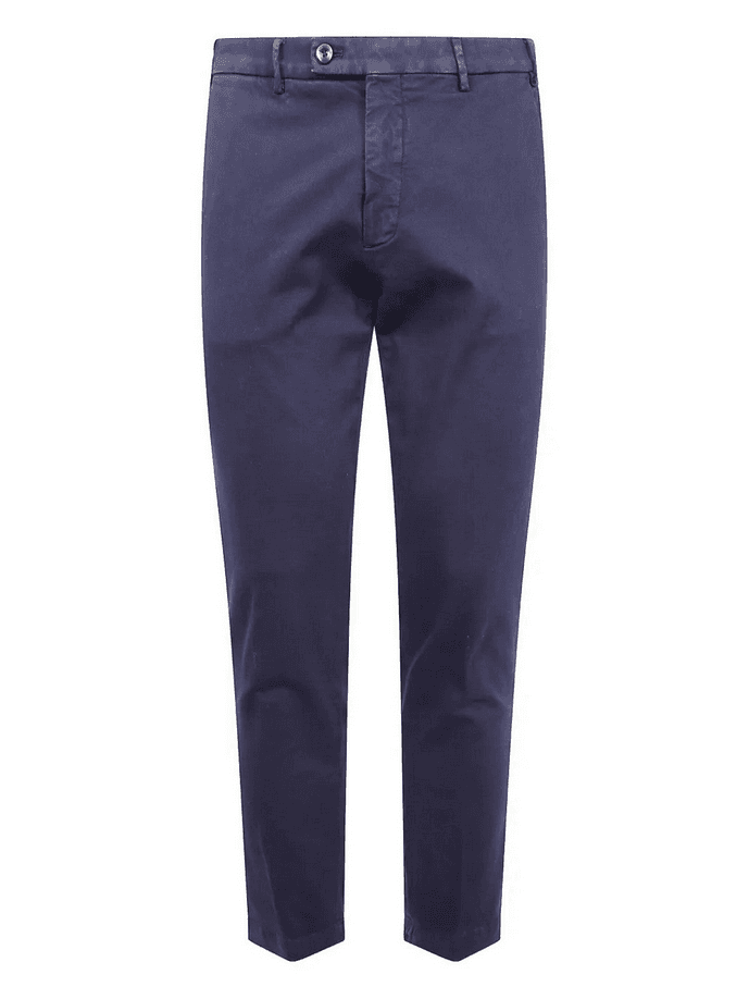Capri trousers man navy blue