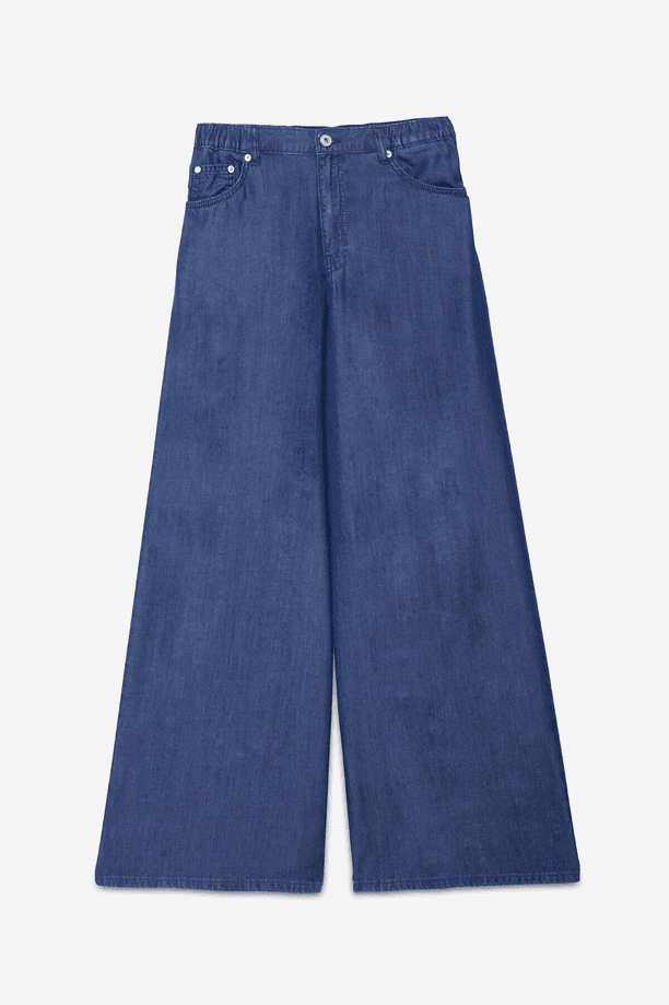 women's trousers effect denim
