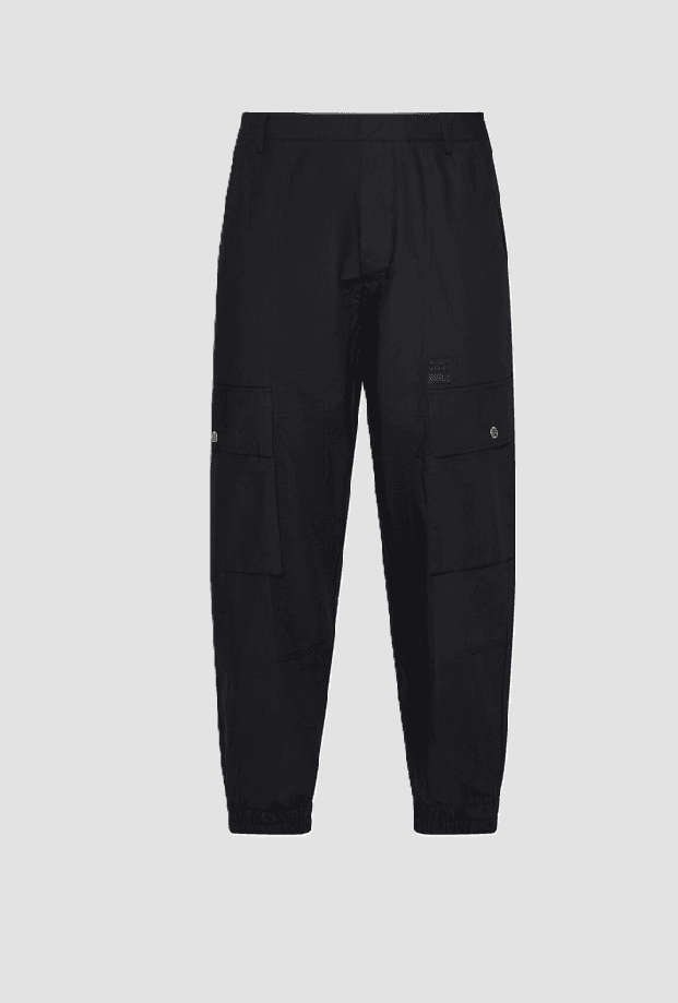 cargo pants man black