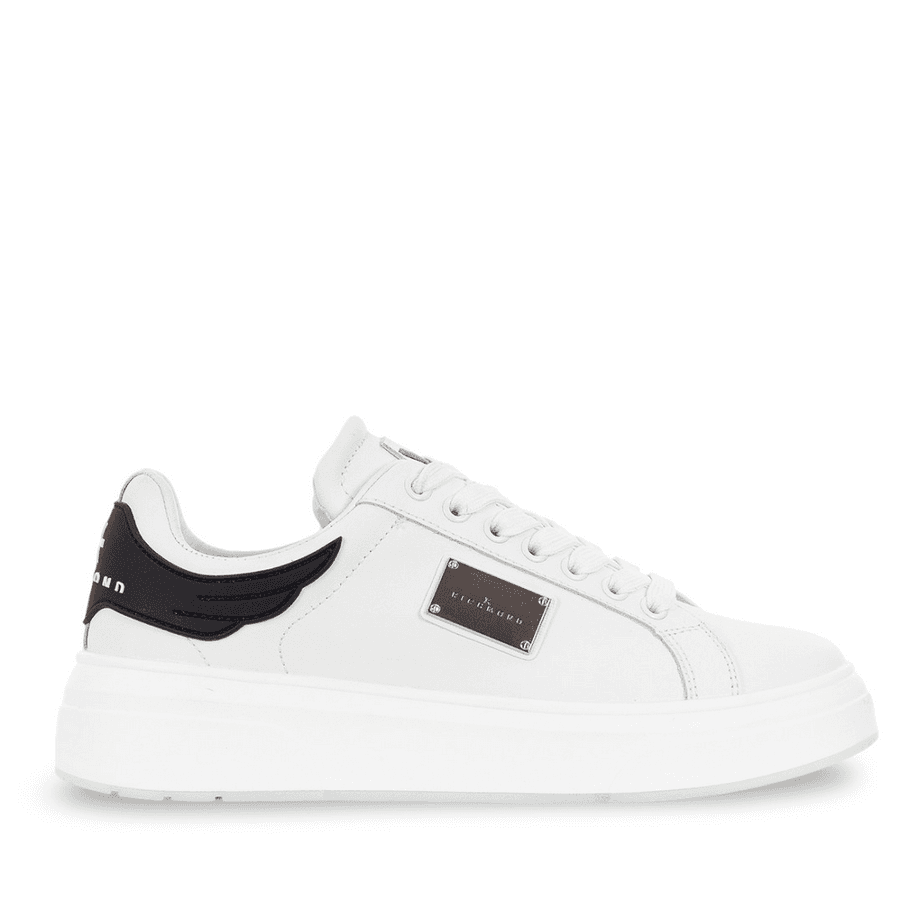 shoes man white-black