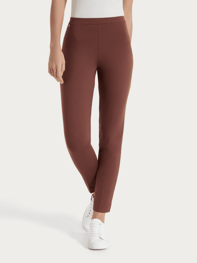 trousers goat woman cappuccino