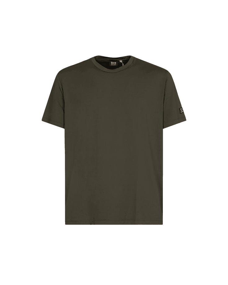 t-shirt paul neck man green