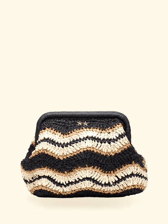 clutch bag woman black