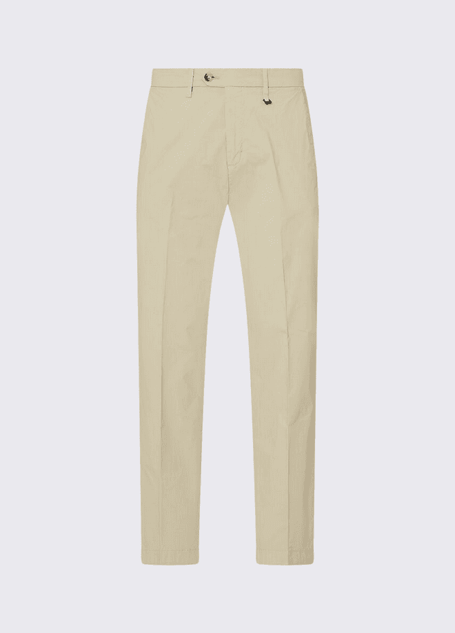 Chino men's pants beige