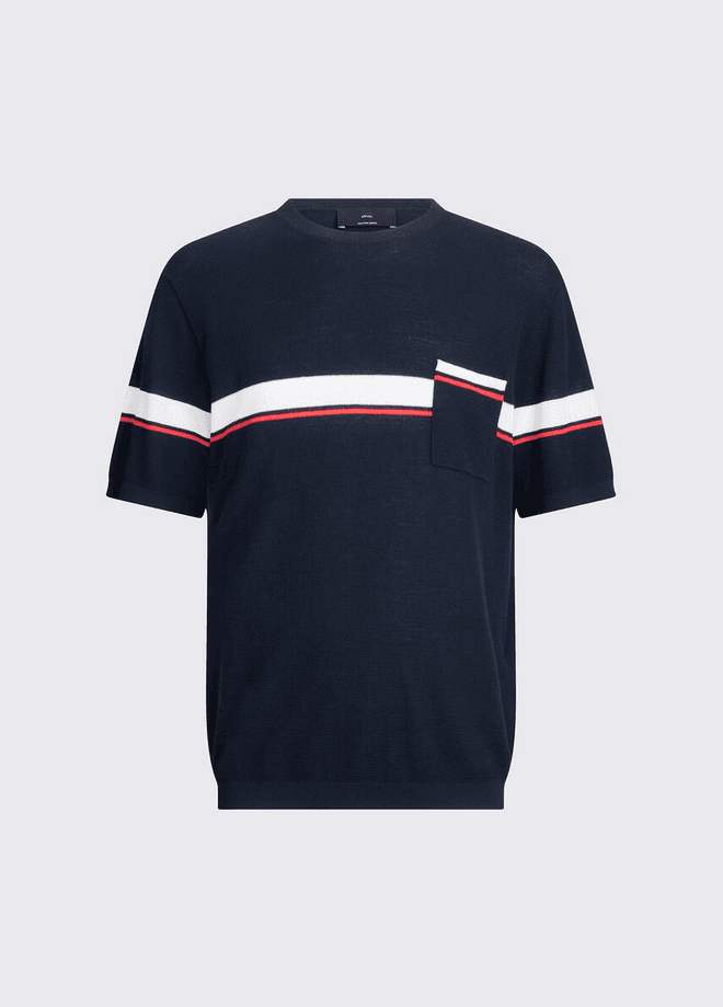 t-shirt man denim dark