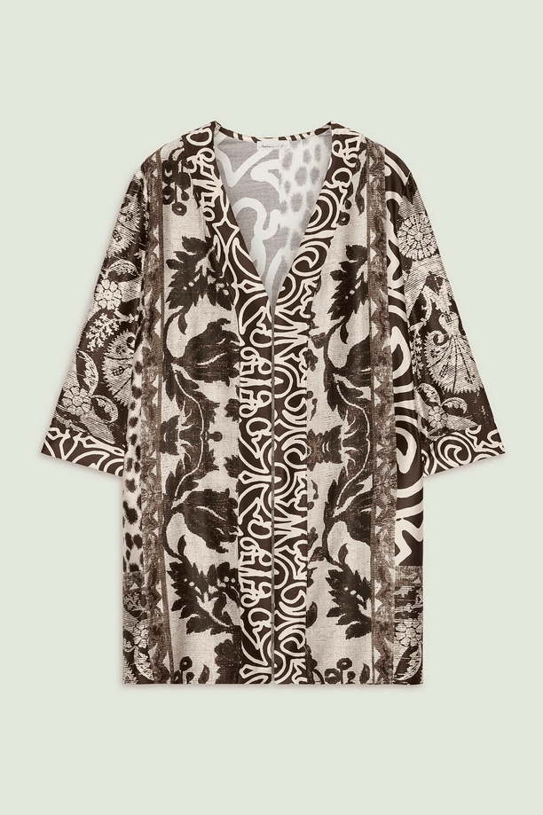 duster white-brown woman