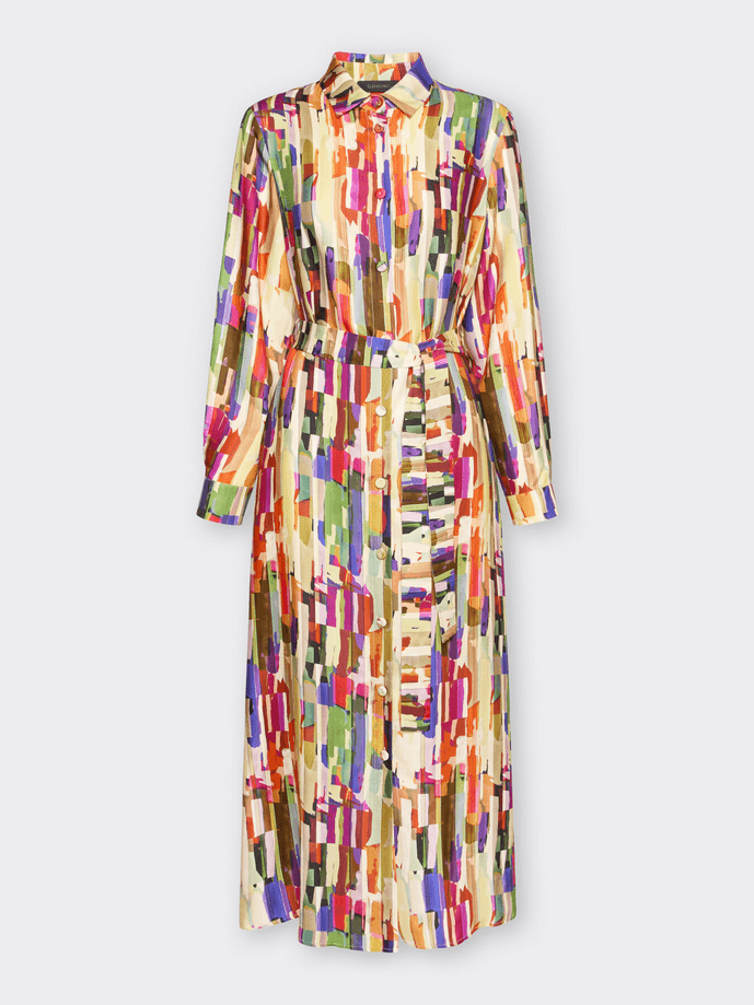 multicolored woman dress