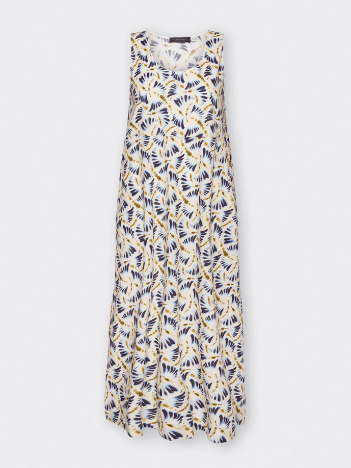 multicolor woman long dress