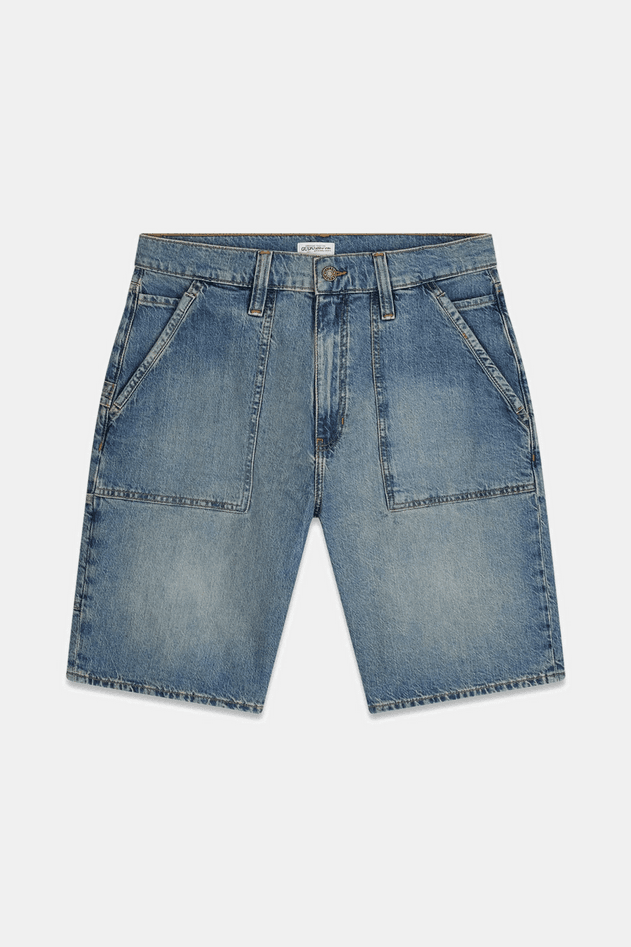 shorts man blue light