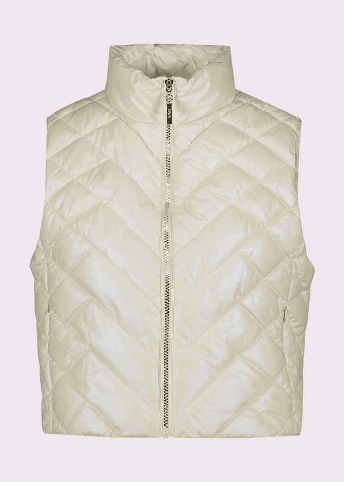quilted vest woman tofu