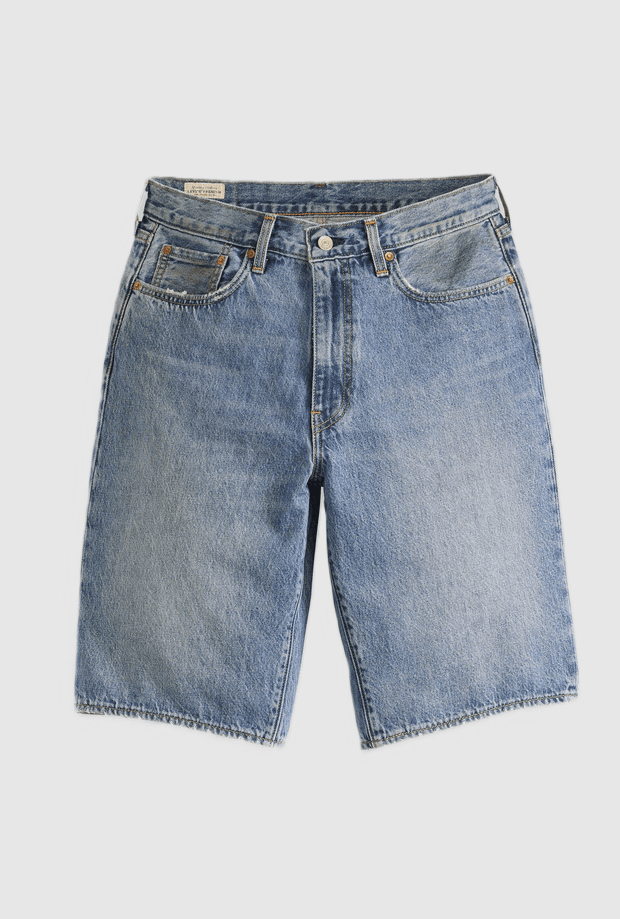 short baggy man blue medium
