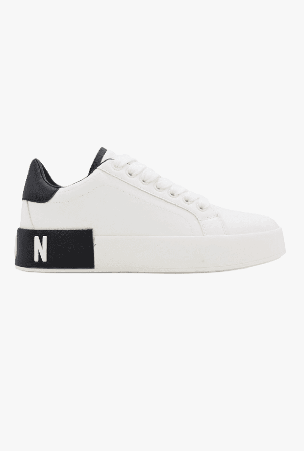 shoes woman white-black