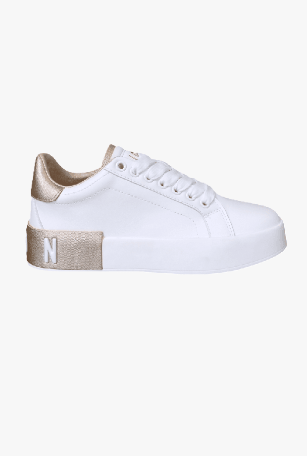 shoes woman white-gold