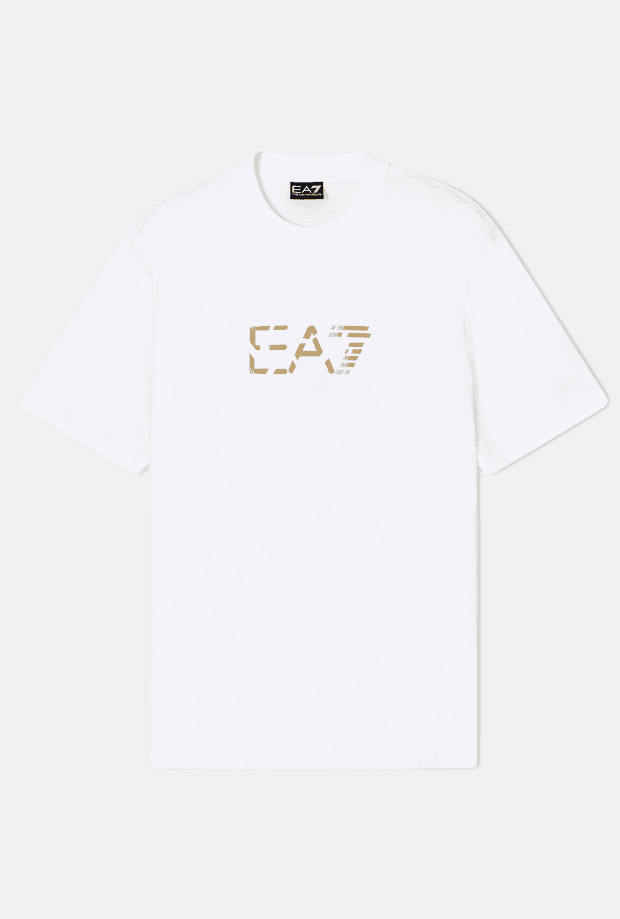 t-shirt with logo man white