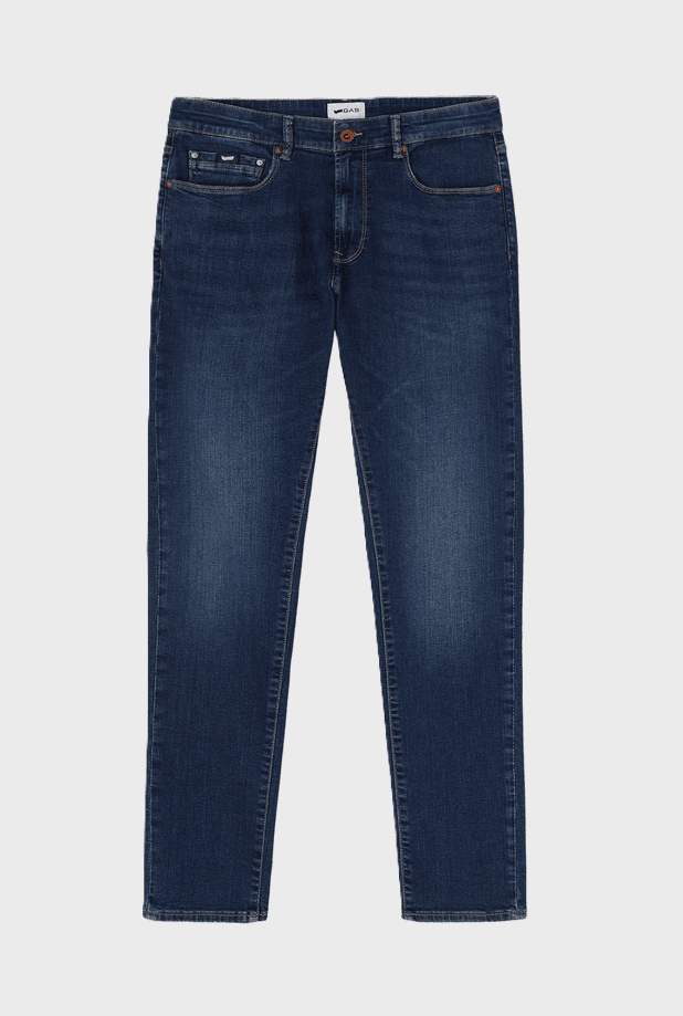 dark blue jeans