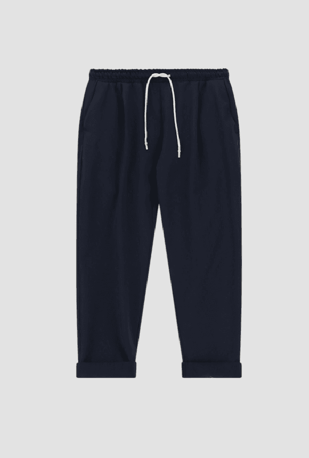 pants jogger man navy blue