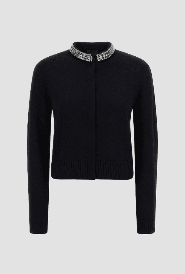 cardigan colony woman black