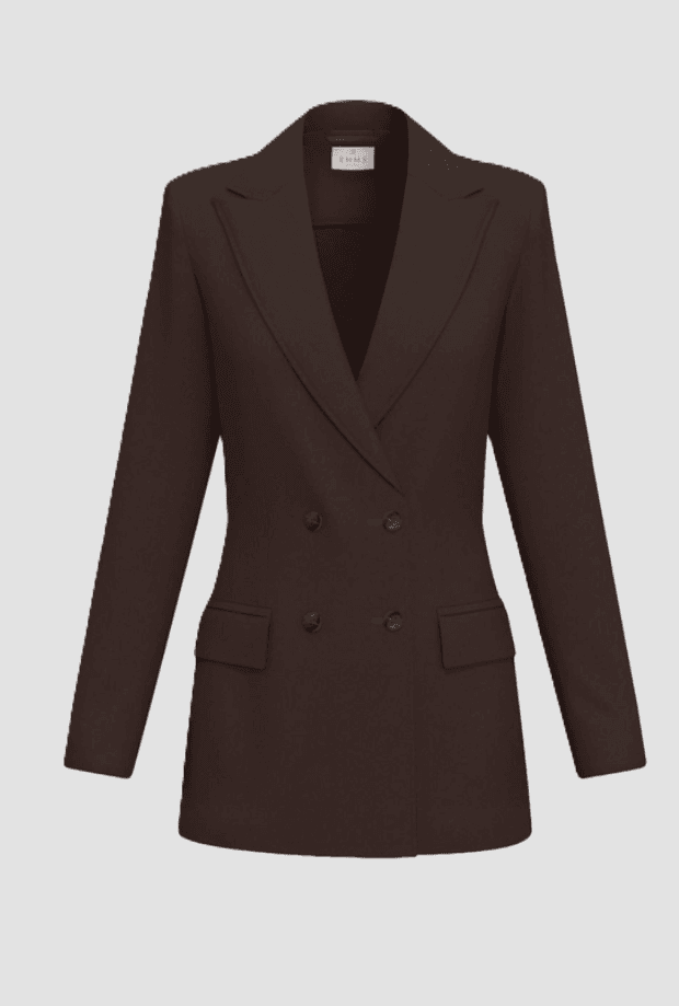 double-breasted jacket woman