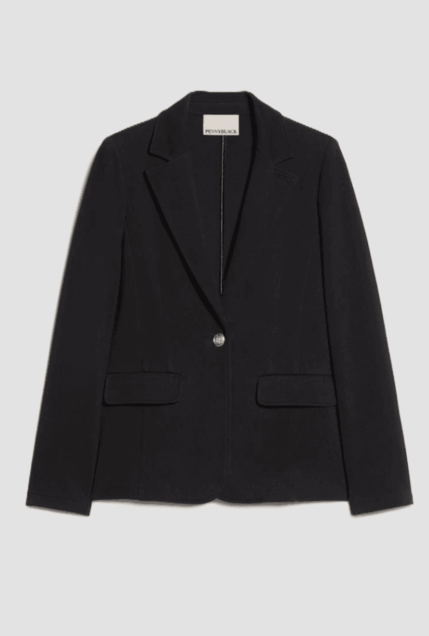 slim fit jacket woman black