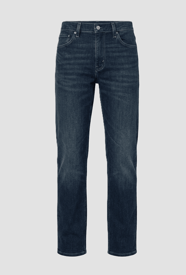 jeans slim fit man dark blue