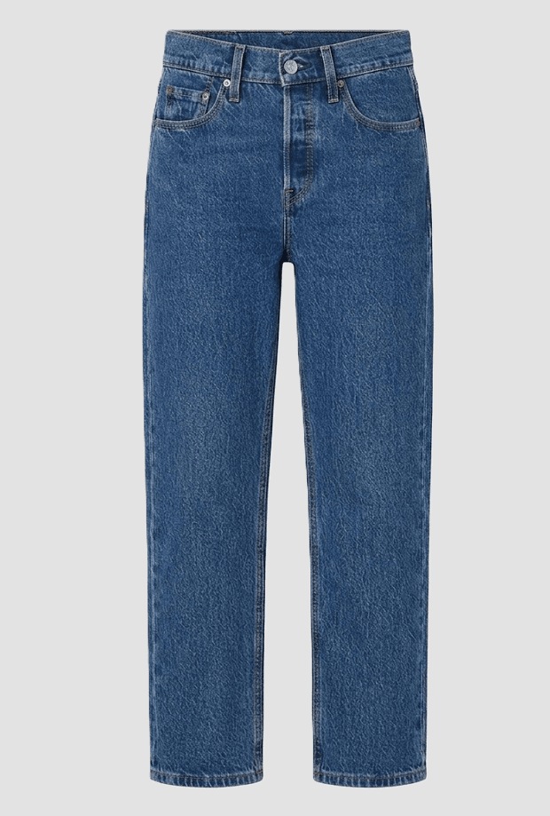 jeans crop woman blue medium
