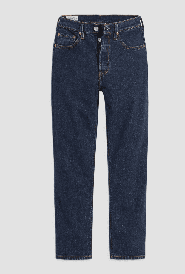 jeans crop woman dark blue