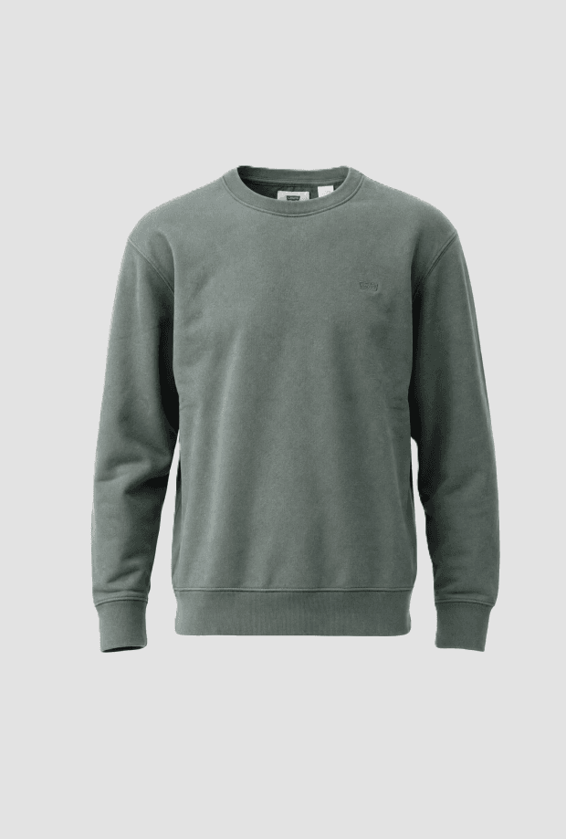 Crewneck sweatshirt man green