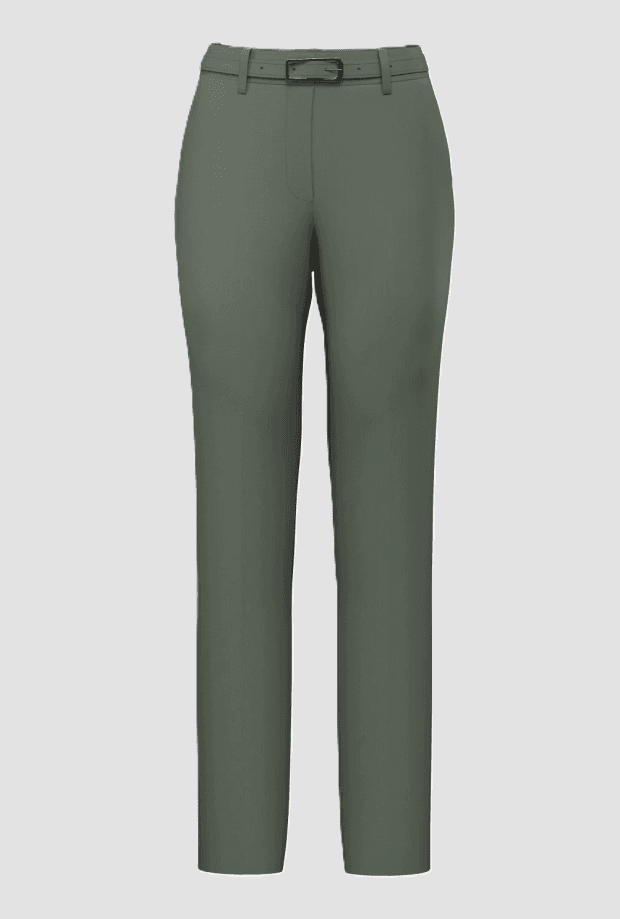 Chino woman green trousers