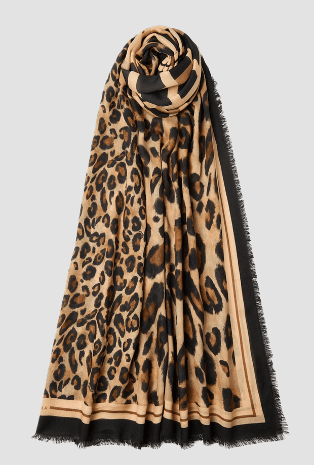 shawls with animal print woman