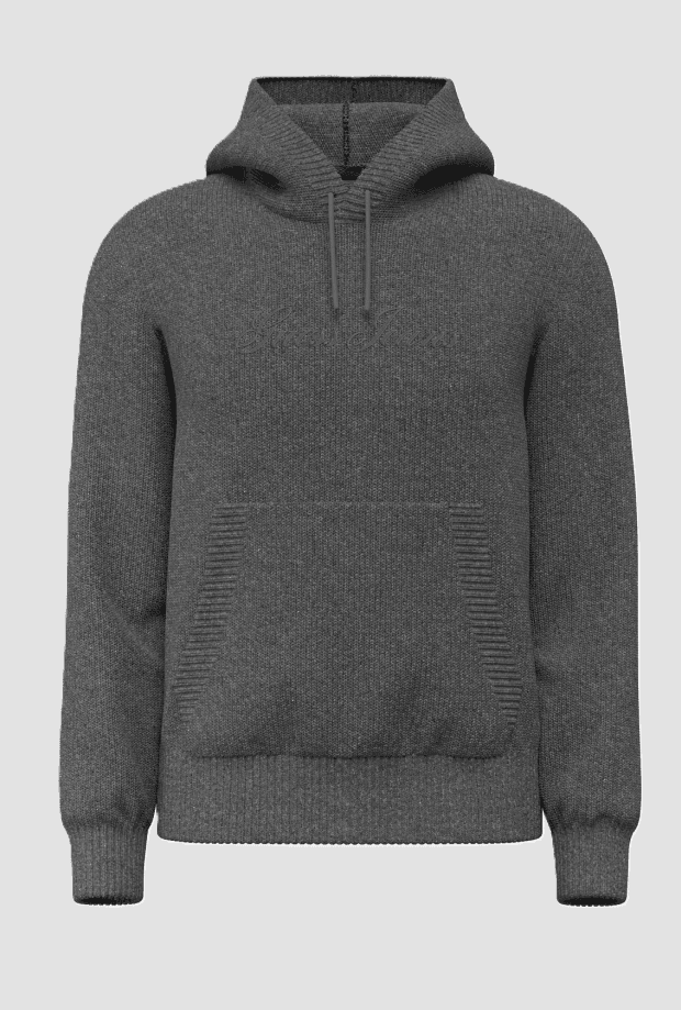 hoodie man grey