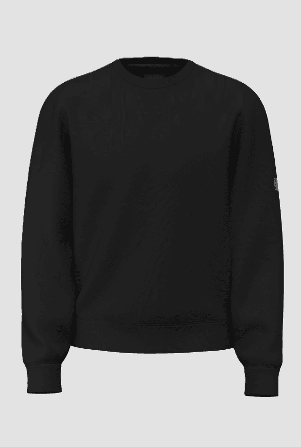 Crewneck sweatshirt man black