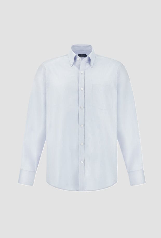 blue man shirt