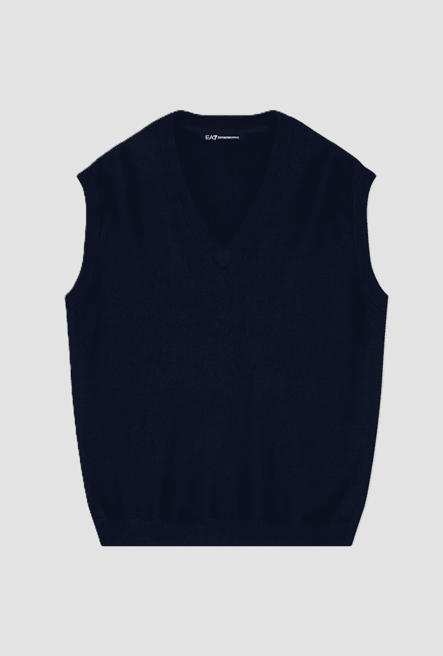 golf vest pro man navy blue