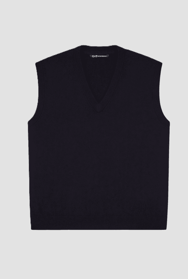 Men's golf vest black