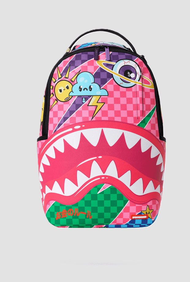 unisex pink-violet backpack