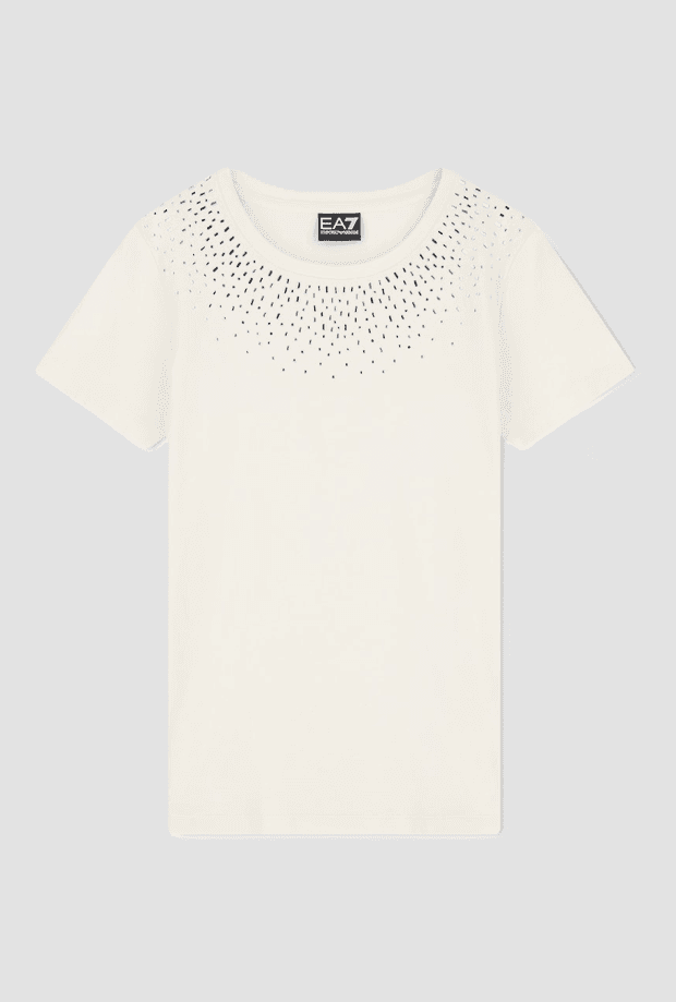 T-shirt precious da donna bianco