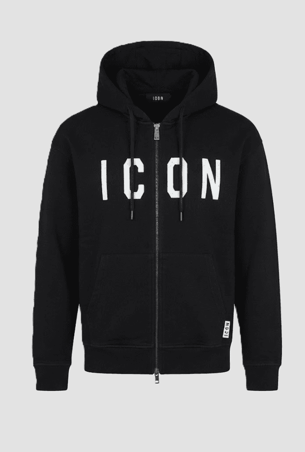 hoodie and black zipper