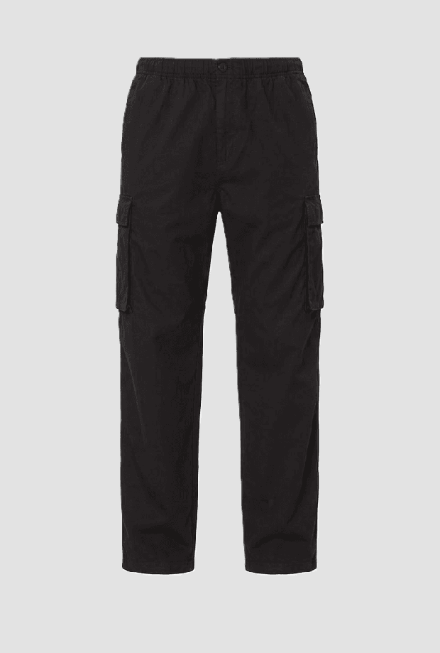 black cargo pants