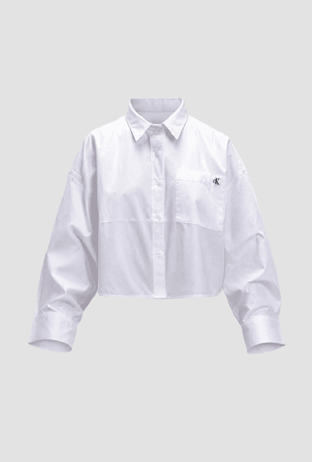 relaxed fit woman white