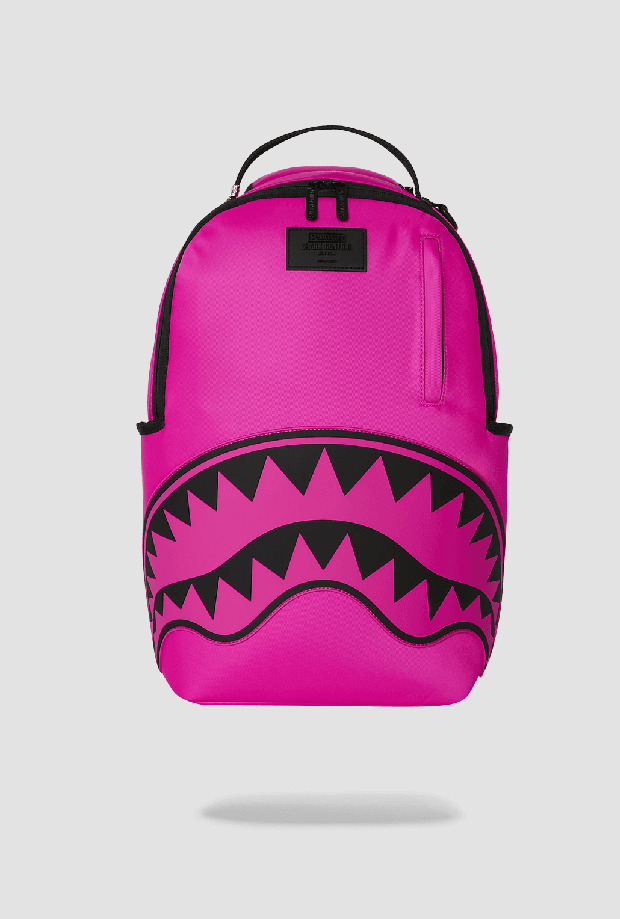 backpack shark unisex pink
