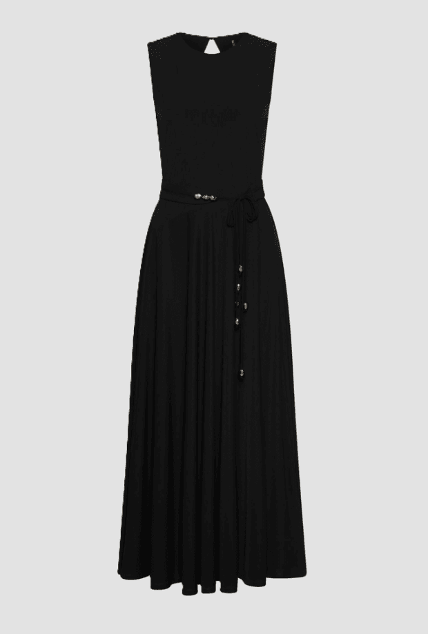 black manned dress