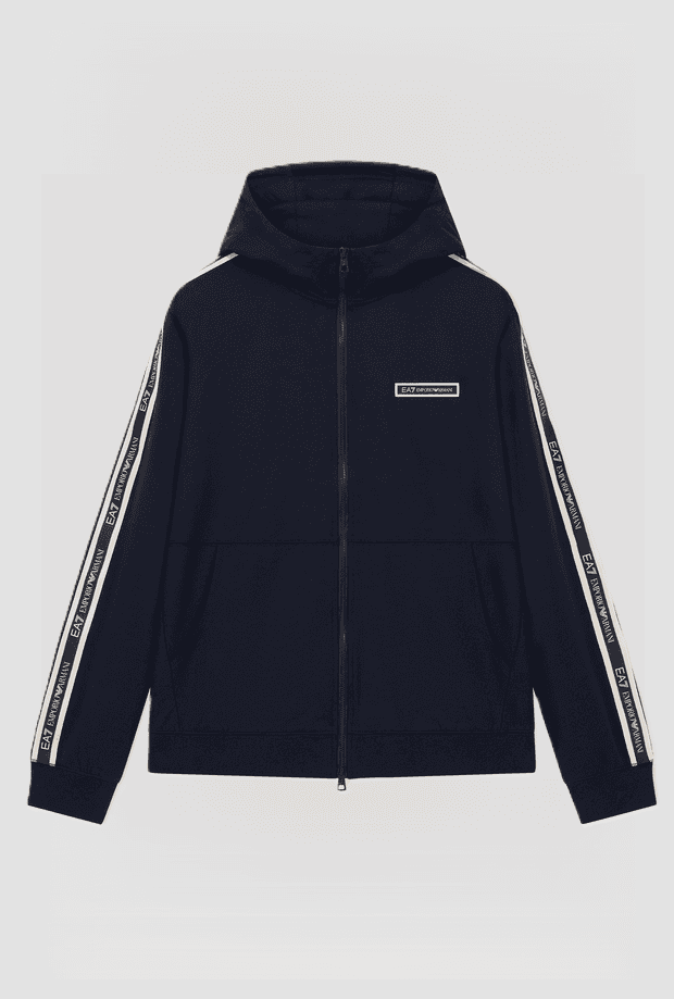 Men's sweatshirt logo series blue night